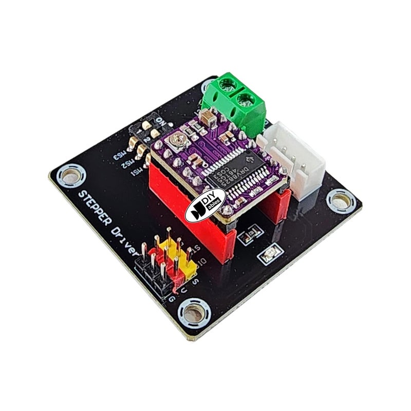 DIYables وحدات ومحركات قيادة المحركات الخطوية DRV8825 ولوحات التوسيع المتوافقة مع Arduino و ESP32 و Raspberry Pi للتحكم الدقيق في المحركات، مجموعتان - Image 2